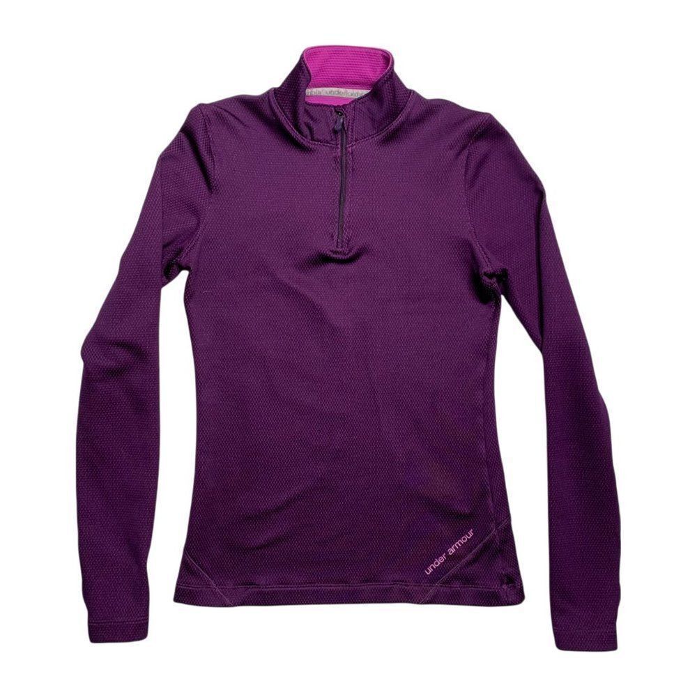 Under Armor Women's Purple Longs Sleeve Lightweight Athletic Jacket SZ SP